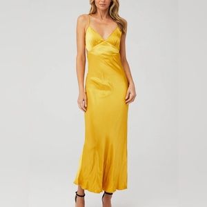 Bardot Malinda Slip Dress in color Marigold